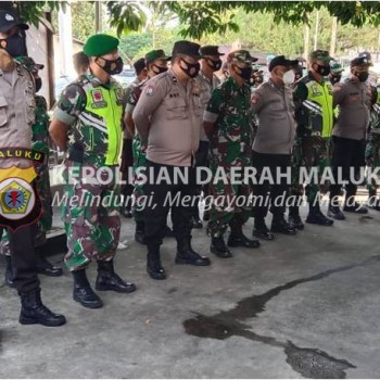 Apel Sinergitas TNI Polri di Mapolsek Nusaniwe Ambon