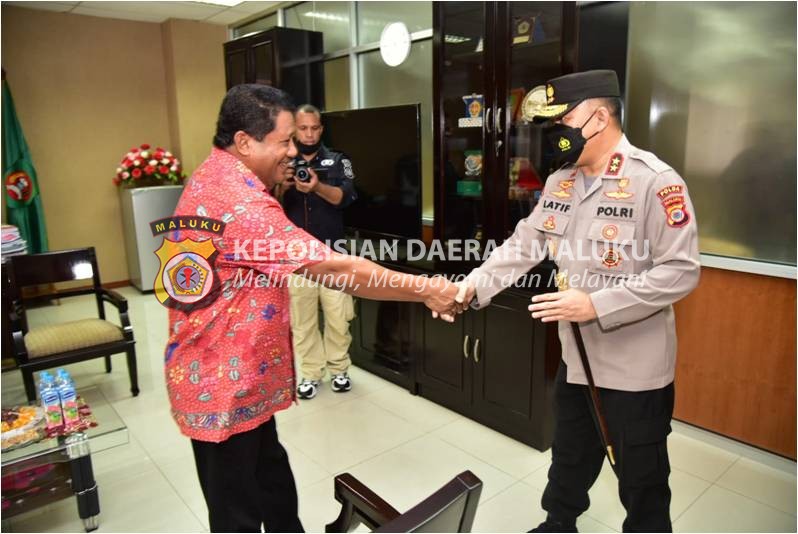 Sambangi DPRD Maluku, Kapolda Harap Kamtibmas Selalu Kondusif