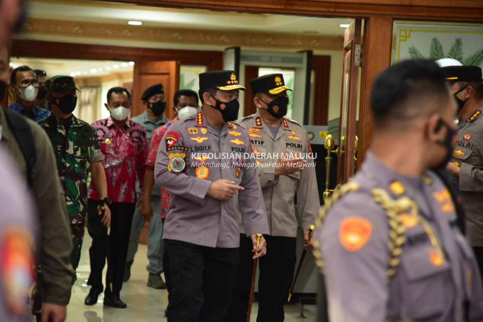 Kapolri Tiba di Ambon, Besok Pantau Vaksinasi Anak