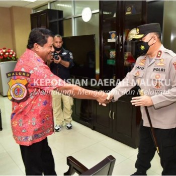 Sambangi DPRD Maluku, Kapolda Harap Kamtibmas Selalu Kondusif