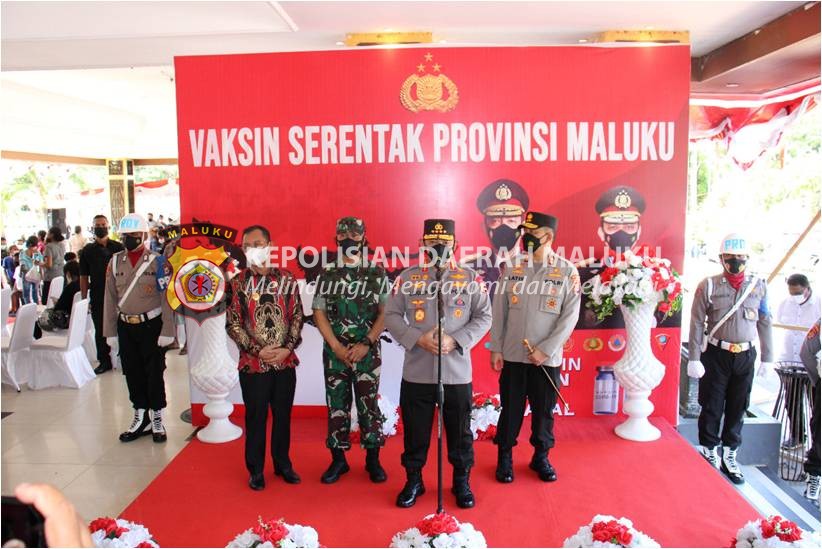 Kapolri Minta Forkopimda Maluku Terus Lakukan Akselerasi Vaksinasi Kejar Target 70 Persen