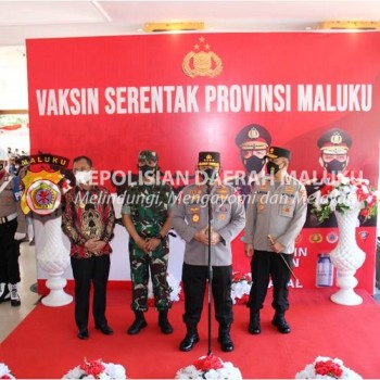 Kapolri Minta Forkopimda Maluku Terus Lakukan Akselerasi Vaksinasi Kejar Target 70 Persen