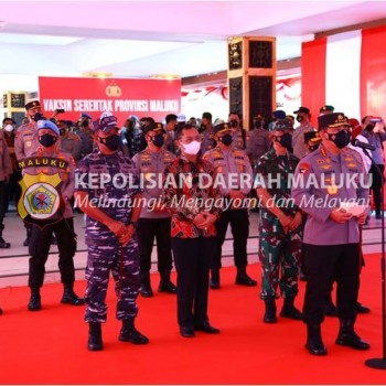 Kapolri Optimis Maluku Bisa Capai Target Vaksinasi di Akhir Januari 2022