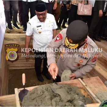 Kapolda Hadiri Peletakan Batu Pertama Masjid Ismail Murad