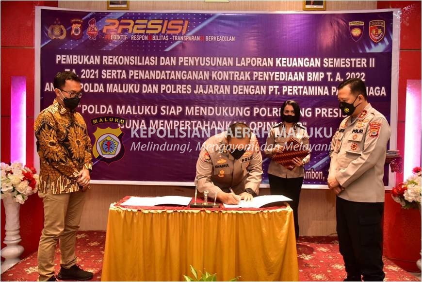 Polda Maluku Kerja Sama Dengan Pertamina Patra Niaga