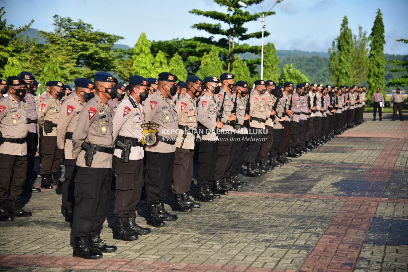 Dirbinmas Polda Maluku Minta Personil Perketat Prokes Antisipasi Omicron