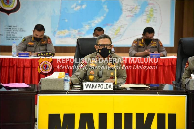 Wakapolda Minta Jajaran Polda Maluku Atensi Paparan Wakapolri