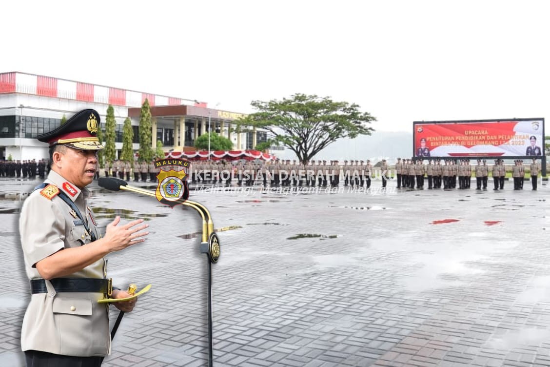 Lantik Ratusan Personel Bintara Polri 2023, Kapolda Maluku: Teruslah Bersyukur Agar Terhindar dari Pelanggaran