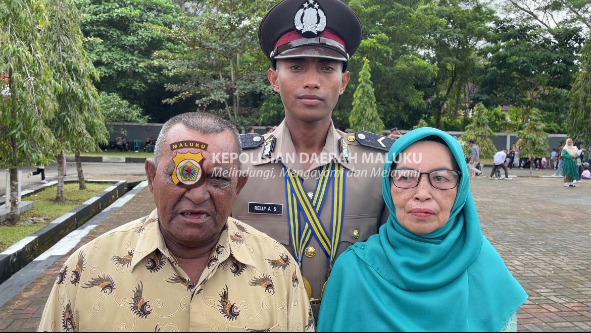 Pelantikan Bintara Polri Polda Maluku, Anak Buruh Pelabuhan Rangking 1