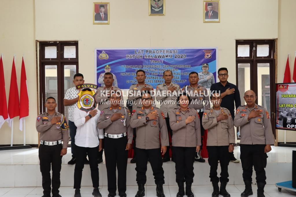 Tekan Pelanggaran, Polres SBB Siap Gelar Operasi Patuh Salawaku