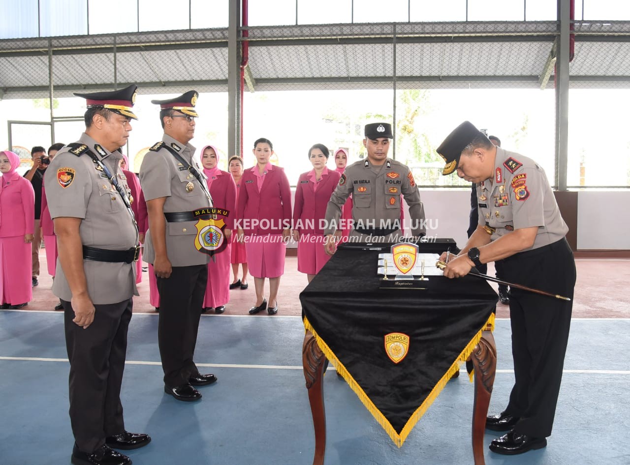 Lima PJU Polda Maluku Disertijab, Ini Pesan Kapolda