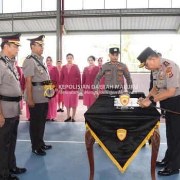 Lima PJU Polda Maluku Disertijab, Ini Pesan Kapolda