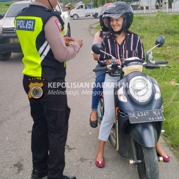 Polres SBB Tindak Para Pelanggar Lalu Lintas