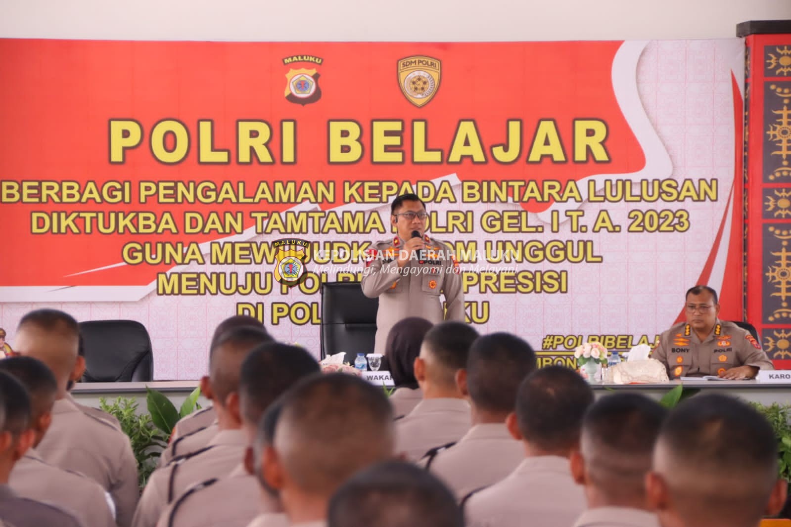 Bekali Bintara dan Tamtama Remaja Polri, Ini Penekanan Wakapolda Maluku