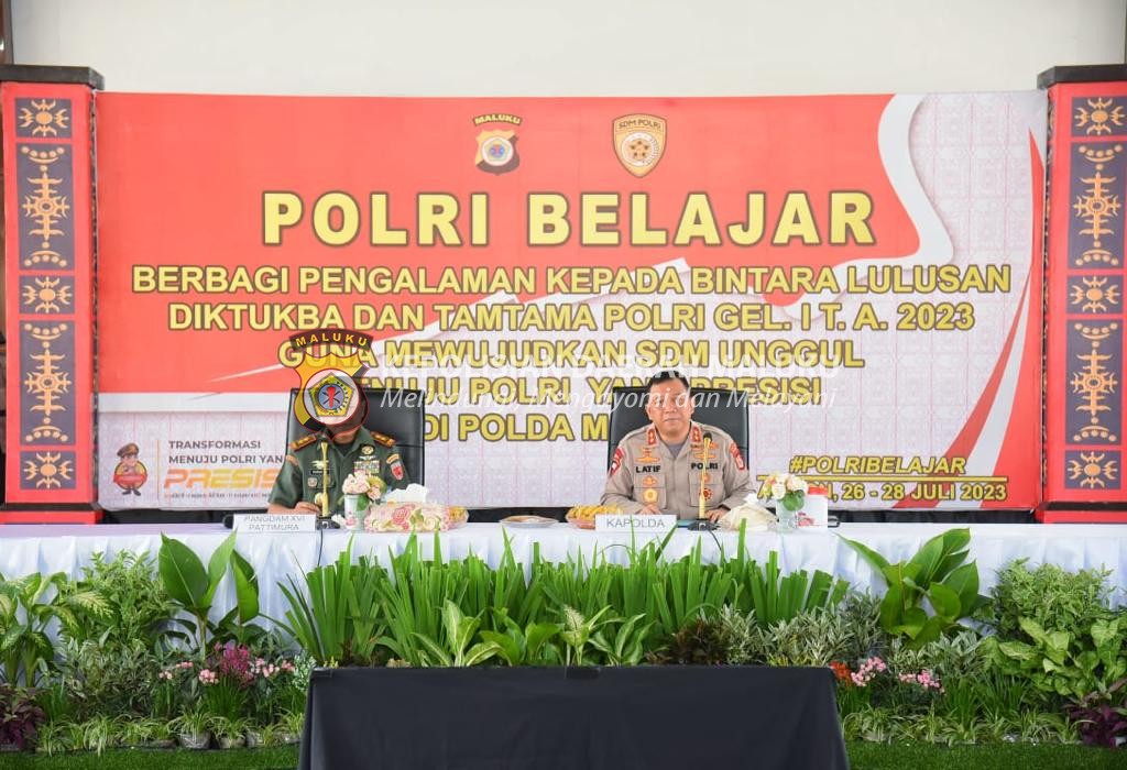 Ini Pesan Pangdam Pattimura dan Kapolda Maluku Kepada Bintara & Tamtama Polri