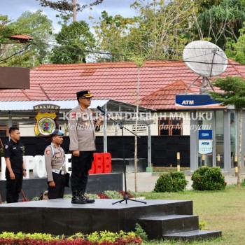 Kapolres SBB Ingatkan Personil Jalani Tugas dengan Ikhlas dan Tanggung Jawab