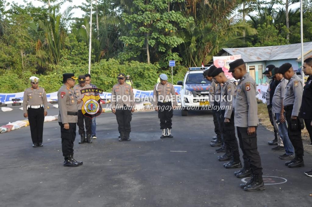 Kapolres Pimpin Pengamanan Saka Mese Nusa Road Race 2023