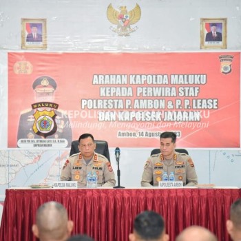 Ini Arahan Kapolda Maluku Kepada Kapolresta dan Jajaran Polresta Ambon