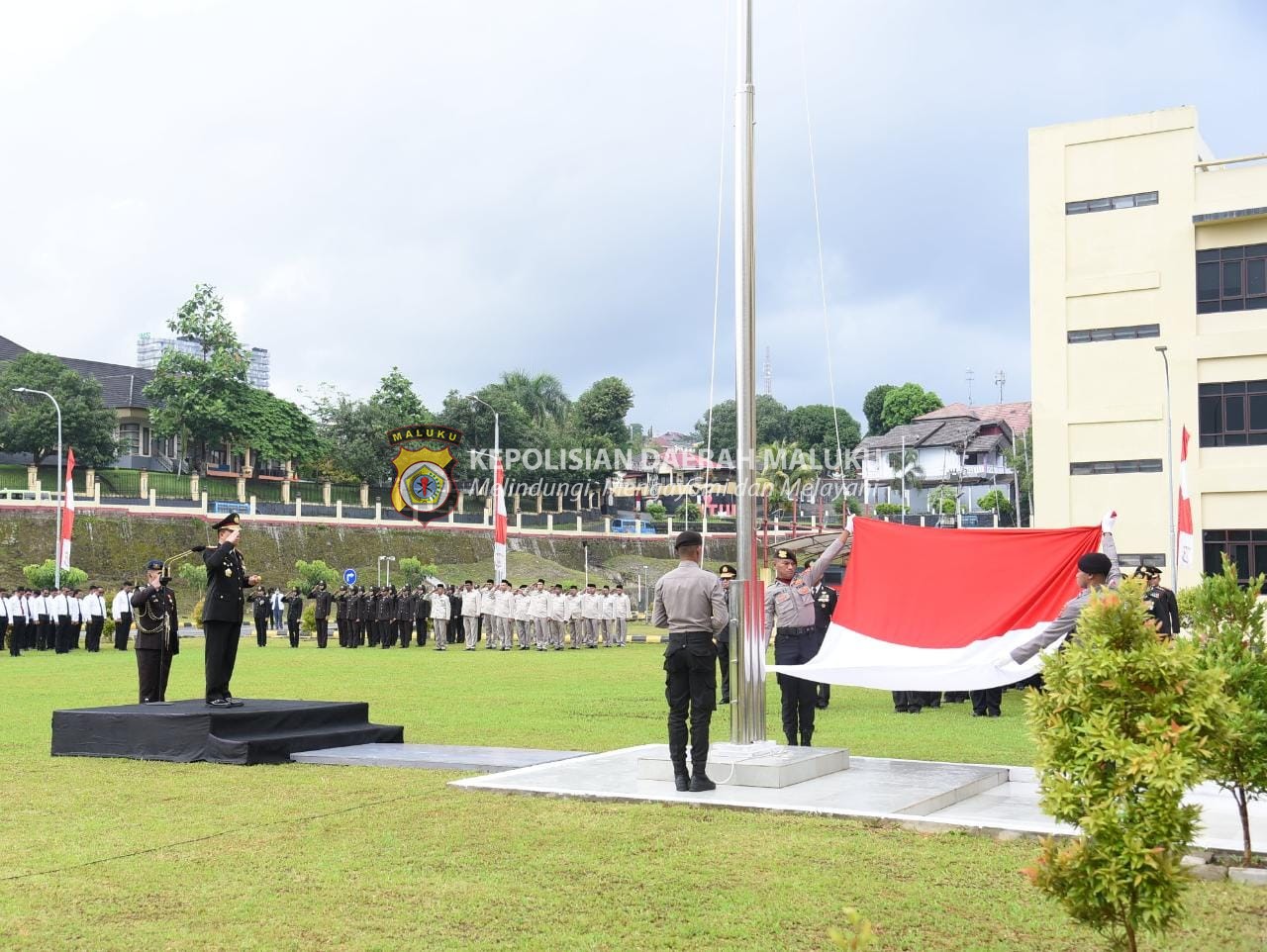 Polda Maluku Gelar Upacara Peringatan Hari Kemerdekaan RI ke-78