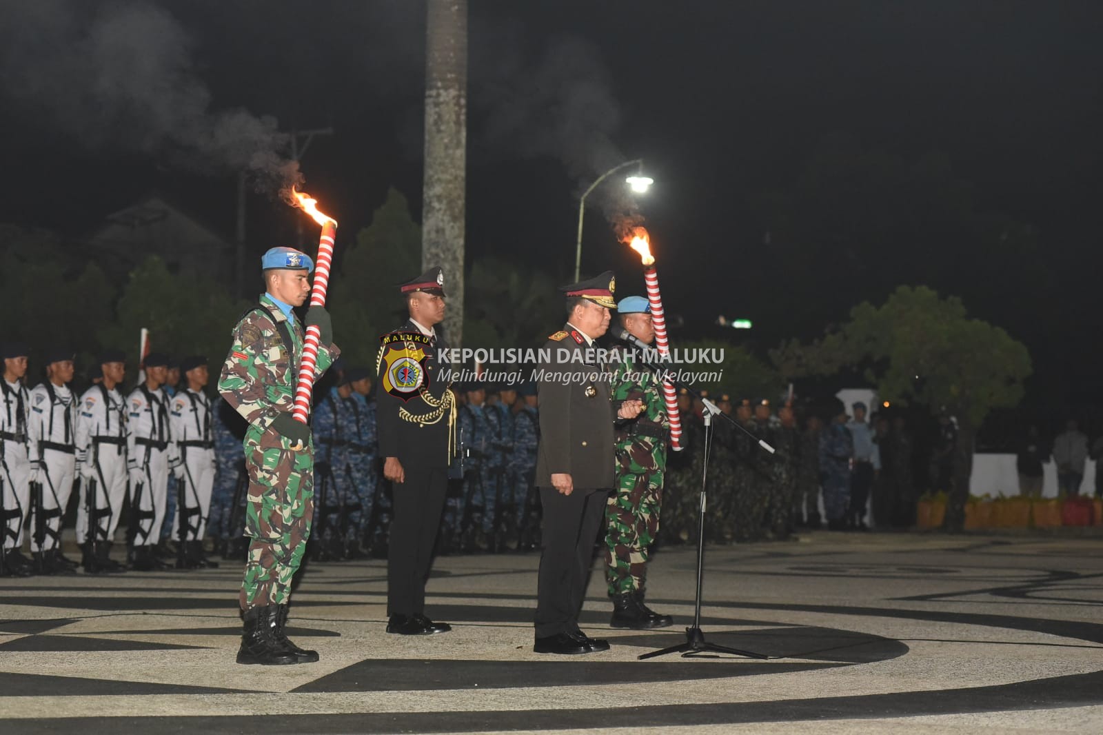 Kapolda Maluku Jadi Irup Upacara Renungan Suci Peringatan HUT RI ke-78