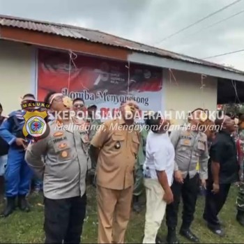 Semarak HUT ke-78 RI, Jajaran Polres di Maluku Gelar Lomba Rakyat