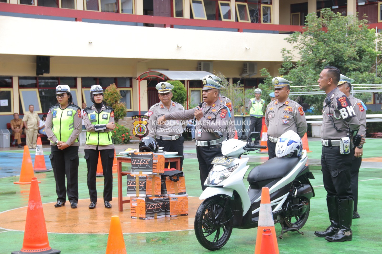 Operasi Simpatik Salawaku 2023, Polda Maluku Gulirkan Program Police Goes to School