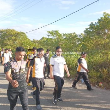 Tingkatkan Kesjas, Kapolres Pimpin Olahraga Bersama