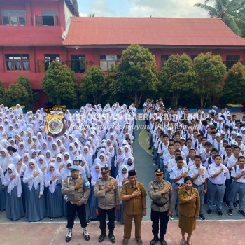 Operasi Bina Waspada, Polda Maluku Sapa Siswa SMA Negeri 5 & 13 Ambon