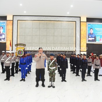 Kapolda Sapa Anak-anak Juara Polisi Cilik dari Polres Pulau Buru