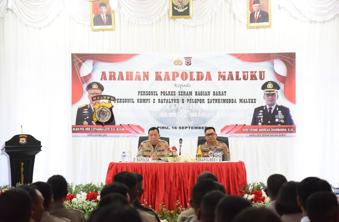 Kunjungi Polres SBB, Ini Penekanan Kapolda Maluku