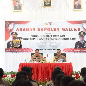 Kunjungi Polres SBB, Ini Penekanan Kapolda Maluku