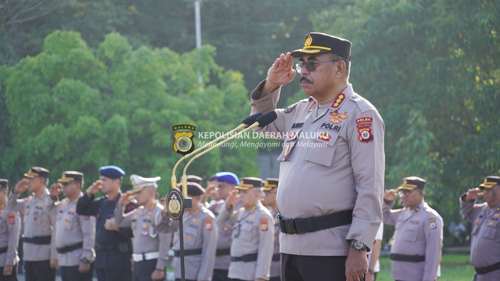 Jadi Irup Kesadaran Nasional, Kabid Humas Sampaikan Amanat Kapolda Maluku