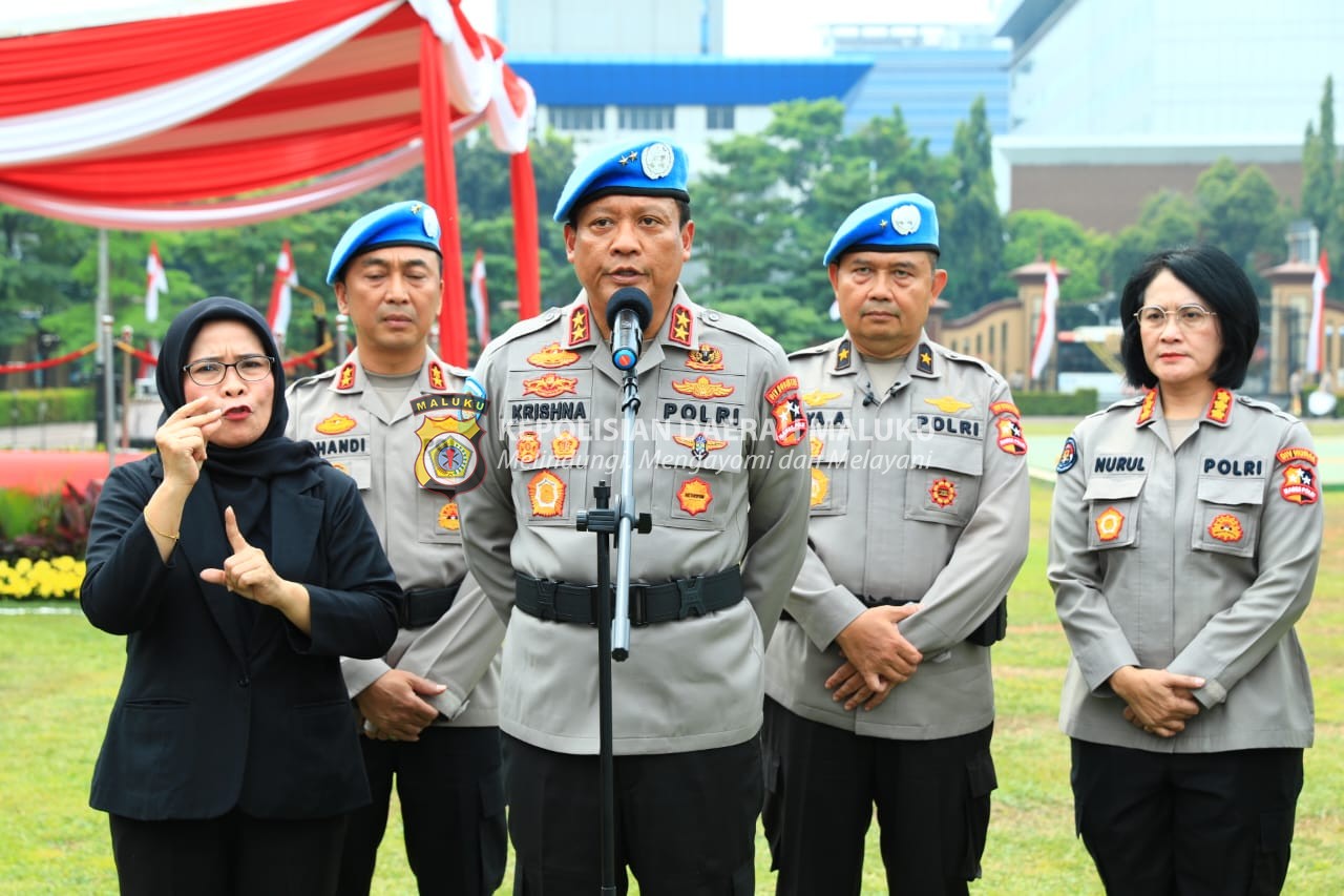 Individual Police Officer Polri Ada di Delapan Wilayah Konflik