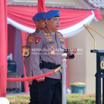 Kapolri Lepas Tim Satgas Garbha FPU 5 Minusca