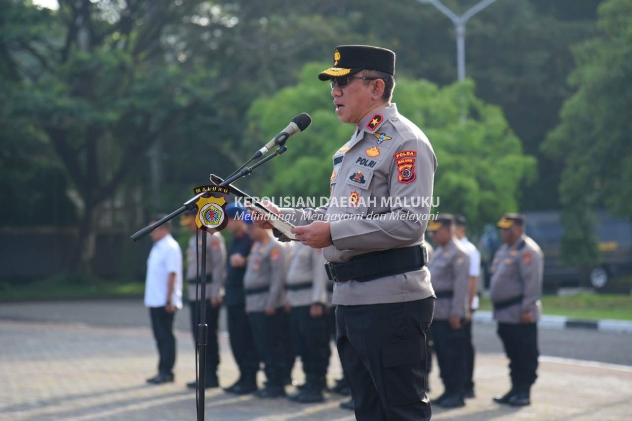 Wakapolda Maluku Ingatkan Seluruh Jajaran Terus Tingkatkan Kinerja