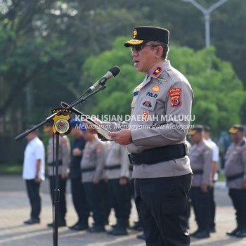 Wakapolda Maluku Ingatkan Seluruh Jajaran Terus Tingkatkan Kinerja