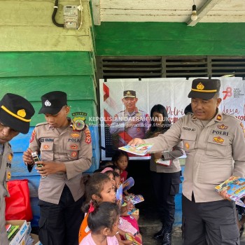 Polri Peduli Budaya Literasi Distribusi Buku Sampai Ke Pelosok Nusantara