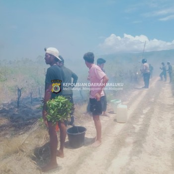 Karhutla Kembali Melanda SBB, Kapolres Minta Warga Jaga Lingkungan