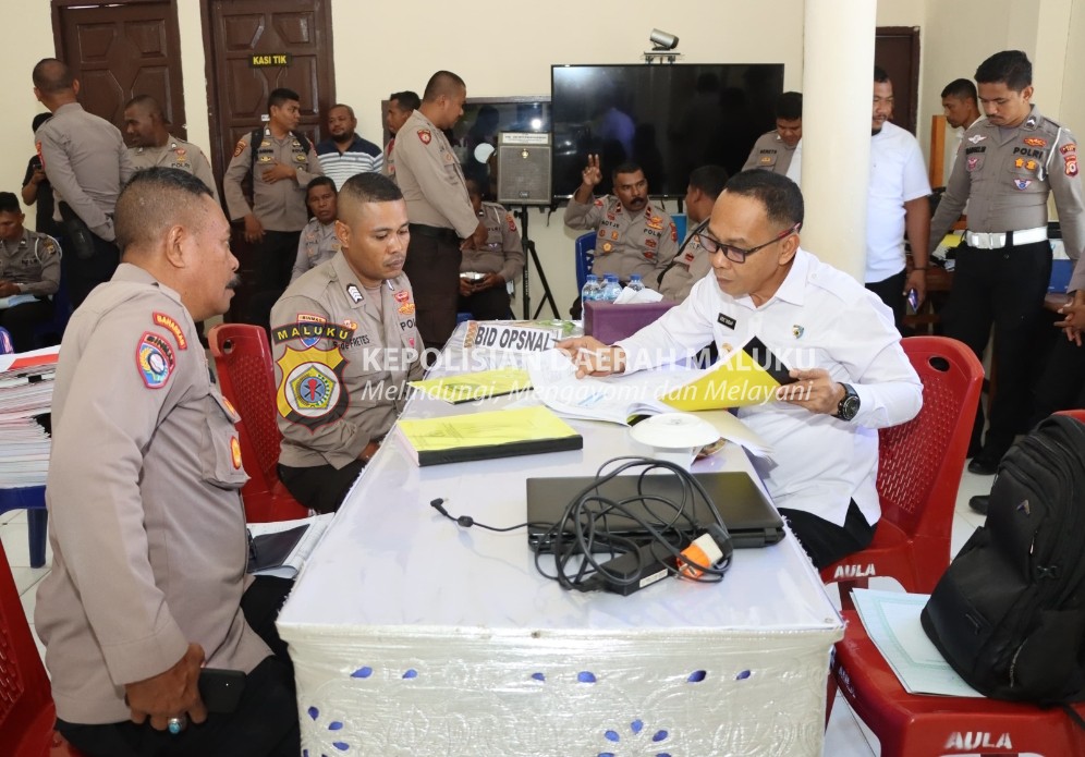 Tim Itwasda Polda Maluku, Kembali Evaluasi Kinerja Polres SBB