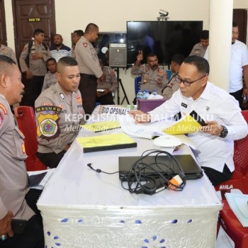 Tim Itwasda Polda Maluku, Kembali Evaluasi Kinerja Polres SBB