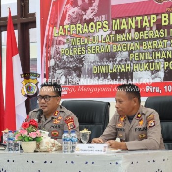 Kapolres SBB Minta Sinergitas Lintas Sektoral Ditingkatkan Jelang Pemilu