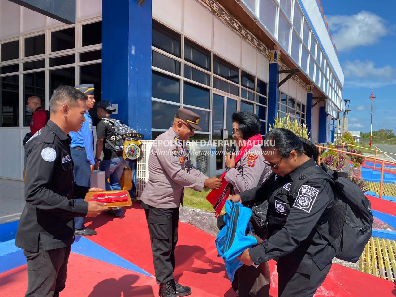 Sihumas Polres Kepulauan Tanimbar menerima kunjungan Tim Supervisi Bid Humas Polda Maluku