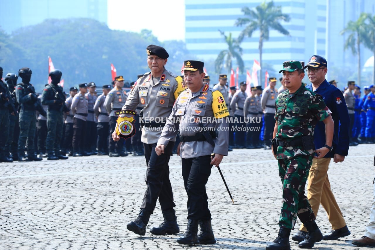 Gelar Pasukan Ops Mantab Brata, Ini Pesan Kapolri