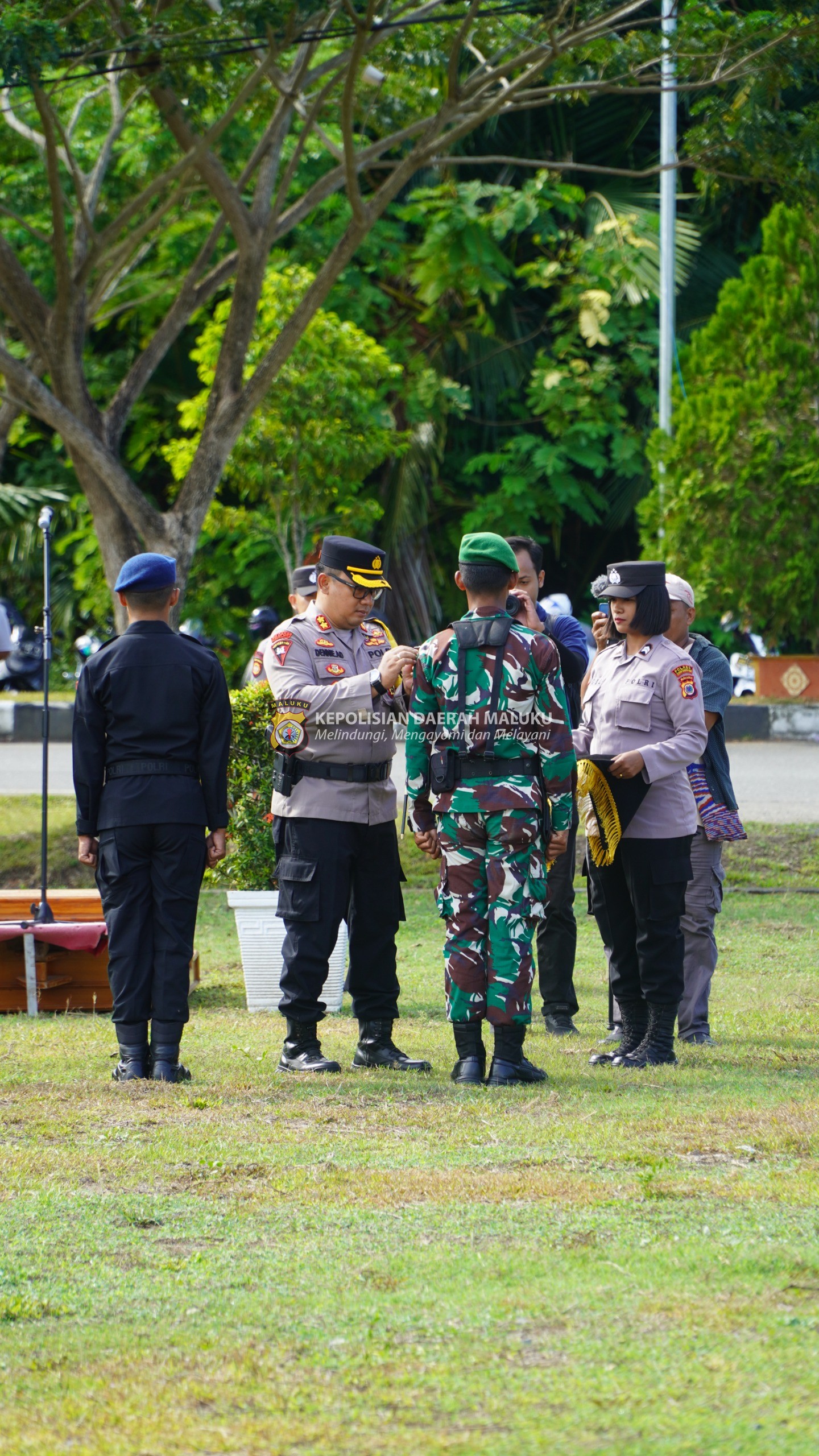 Operasi Mantab Brata Pemilu, Polres SBB Turunkan Ratusan Personil