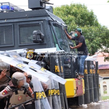 Simulasikan Sispamkota, Polres SBT Siap Hadapi Pemilu 2024