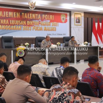 Polda Maluku Gelar Pelatihan Manajemen Talenta Polri untuk Bintara Lulusan 2021