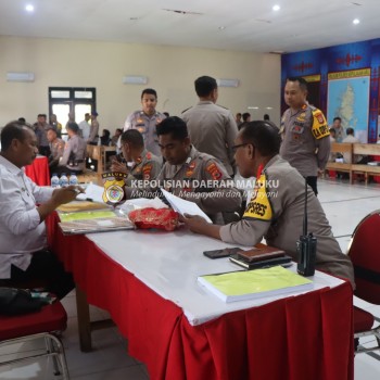 Polres Kepulauan Aru Laksanakan Wasrik Tahap II TA 2023 Aspek  Pelaksanaan Dan Pengendalian.