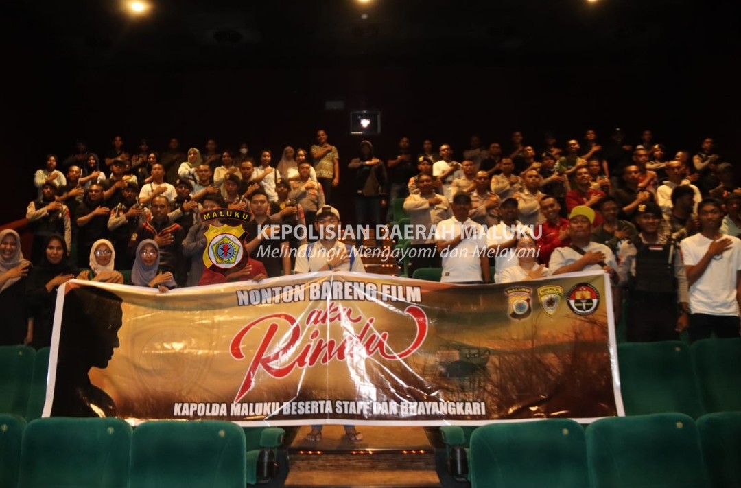 Gelar Nobar Film Aku Rindu, OKP Cipayung Plus Apresiasi Kapolda Maluku