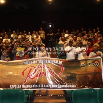 Gelar Nobar Film Aku Rindu, OKP Cipayung Plus Apresiasi Kapolda Maluku