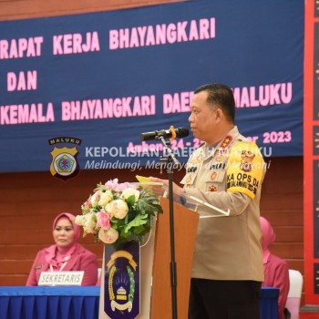 Raker Bhayangkari Maluku 2023, Kapolda: Teruslah Berkarya dan Peduli Sesama